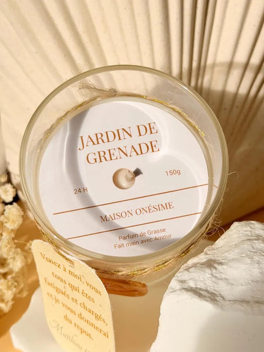 bougie Jardin de Grenade vue haut